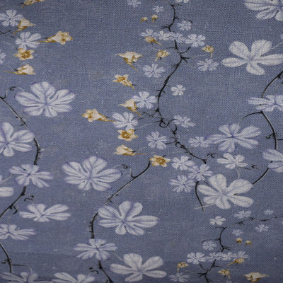 女性のためのDress Linen Printデジタル夏のバーガンディの印刷物の綿