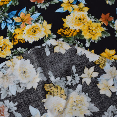通気性のChildren Dress Sustainable Viscose Challis女性生地