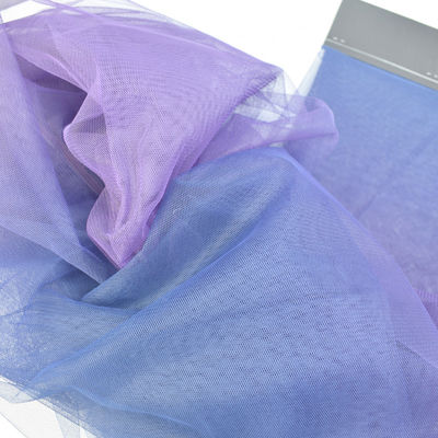 装飾のウェディング ドレスの子供のチュチュのスカートのための柔らかい網100%ナイロン絹のテュルの生地