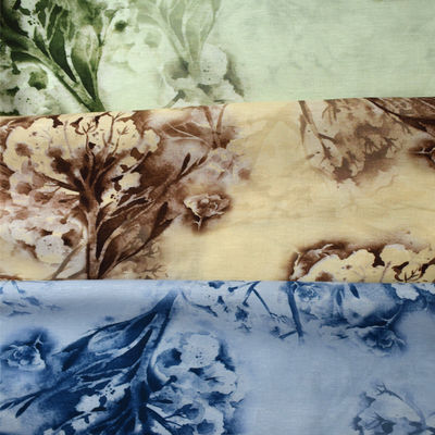 極度の柔らかいあや織りはTencelのレーヨン クレープのカジュアル ウェアの生地をリサイクルした