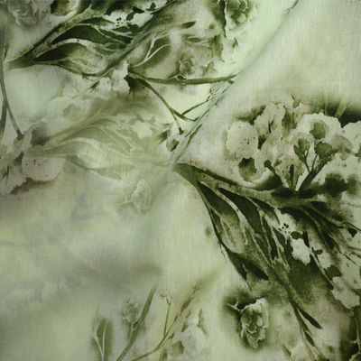 極度の柔らかいあや織りはTencelのレーヨン クレープのカジュアル ウェアの生地をリサイクルした