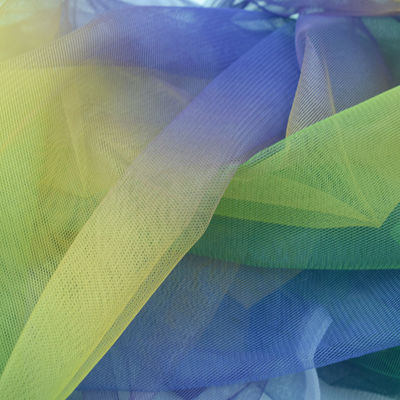 伸張の錯覚の柔らかいテュルの生地の100%のPolyesterTextileの生地