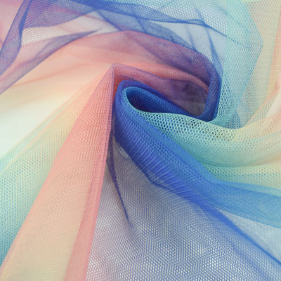 伸張の錯覚の柔らかいテュルの生地の100%のPolyesterTextileの生地