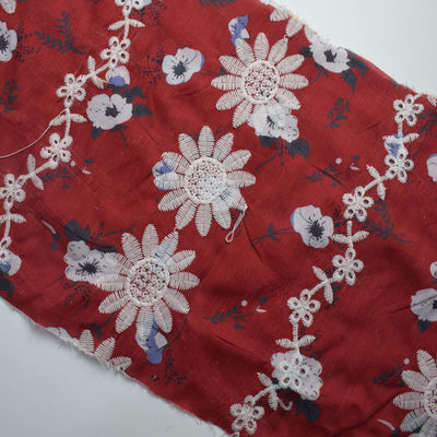 抵抗力がある柔らかいヘビー級の綿織物の刺繍された衣服のWeft破損