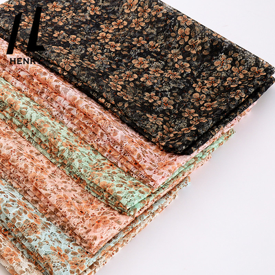 熱い販売の新しい服のための設計によって印刷される花のテュルのウェディング ドレスの生地の贅沢な縫う生地