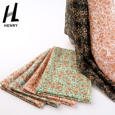 安い工場価格の軽量のテュルの生地3Dの花のレースによって刺繍された布は服のための生地を印刷した
