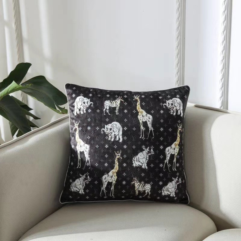 部屋のオフィスのクッション カバー色の組合せ45*45cmのビロードの金寝具の枕カバー